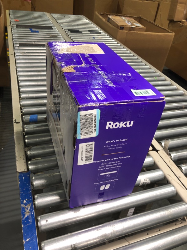 Photo 1 of 5.25" Wireless Bass Subwoofer for Roku Streambar, Roku Streambar Pro, and Roku TV with Roku Wireless Speakers