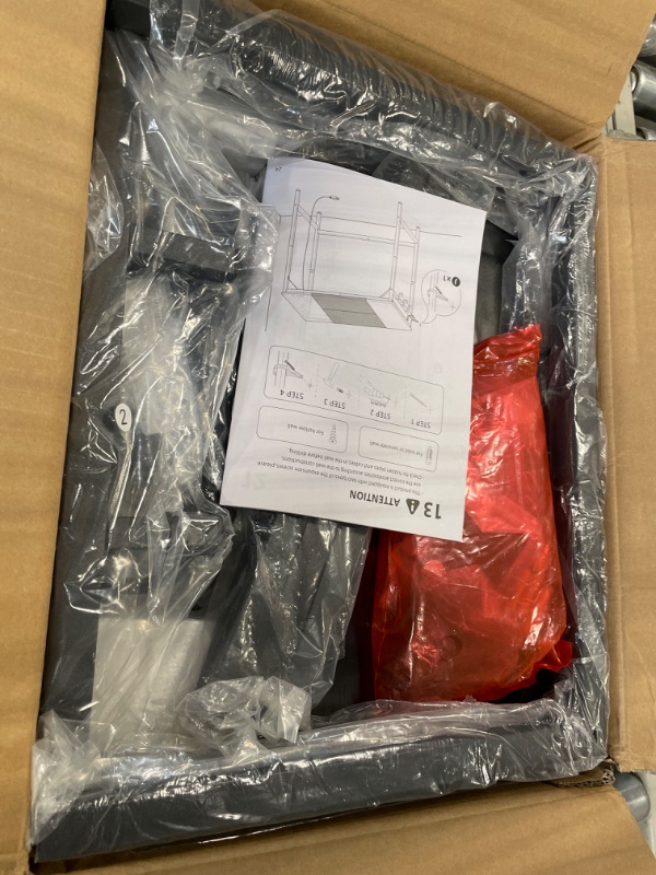 Photo 1 of HOOBRO Computer Desk, Home Office Desk with Power Outlet, Modern Study Writing Desk with 4 Hooks for Study Room, Home Office, Sturdy and Stable, Easy to Assemble, Rustic Brown and Black BF40UDN01 Rustic Brown + Black 31.5"W x 15.7"D x 30.3"H