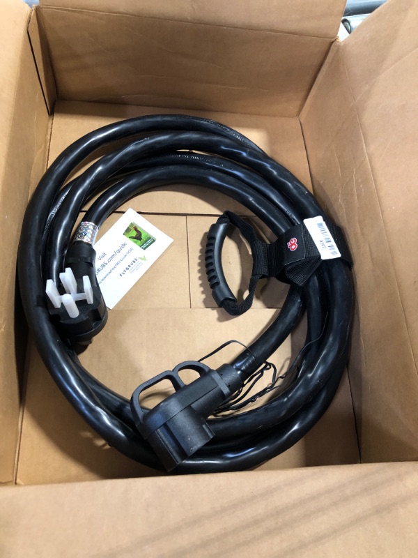 Photo 3 of dé 50 Amp RV Extension Cord 15 feet 50 Amp NEMA 14-50 Extension Cord 15 ft, Extension Cord for Level 2 EV Charging 6/3+8/1 AWG Wire-ETL Listed [ Attention: Check Your Plug Type Carefully] 15ft NEMA 14-50 50 Amp