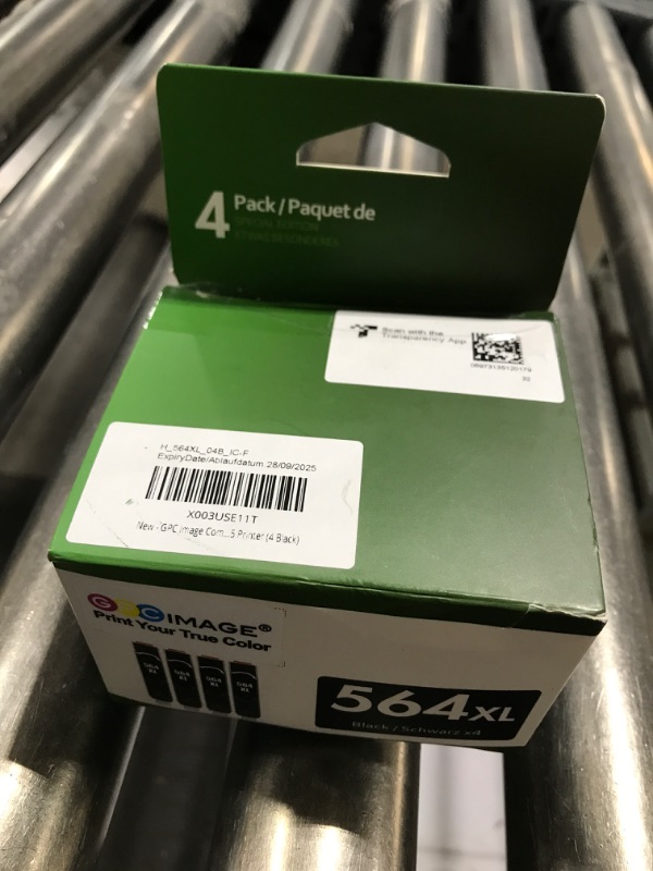 Photo 1 of GPC Image Compatible Ink Cartridge Replacement for HP 564XL 564 XL Compatible with DeskJet 3520 3522 Officejet 4620 Photosmart 5520 6510 7520 7525 Printer (4 Black)