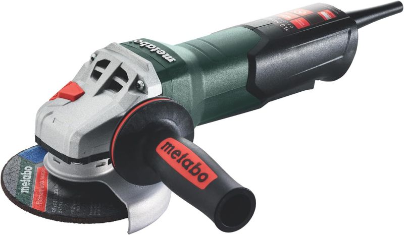 Photo 1 of Metabo 4-1/2-5-Inch Angle Grinder | 11 Amp | 11,000 RPM | Non-Locking Paddle Switch | Made in Germany | WP 11-125 Quick | 603624420
