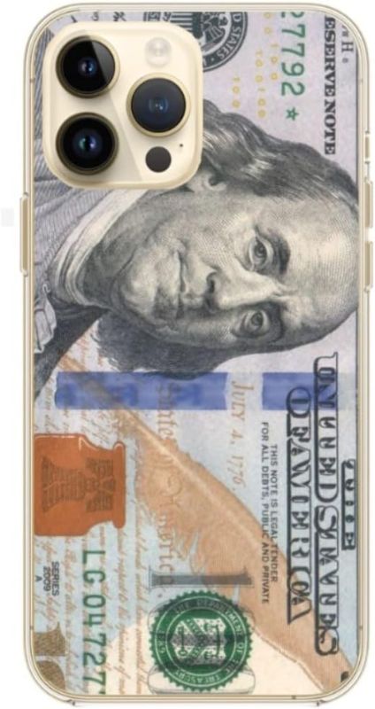 Photo 1 of MYPOWR Compatible with iPhone 14 Pro Case One Hundred Dollar Bill Money for iPhone 14 Pro Soft TPU Silicone Fit Protective Phone Case Cover (iPhone 14 Pro)