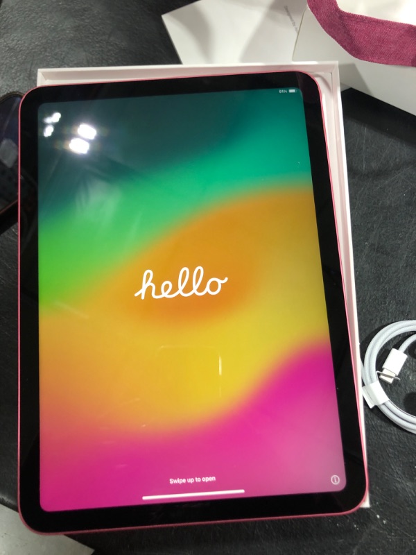 Photo 2 of Apple iPad (10th Generation): with A14 Bionic chip, 10.9-inch Liquid Retina Display, 64GB, Wi-Fi 6, 12MP front/12MP Back Camera, Touch ID, All-Day Battery Life – Pink WiFi 64GB Pink