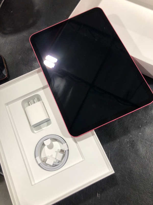 Photo 4 of Apple iPad (10th Generation): with A14 Bionic chip, 10.9-inch Liquid Retina Display, 64GB, Wi-Fi 6, 12MP front/12MP Back Camera, Touch ID, All-Day Battery Life – Pink WiFi 64GB Pink