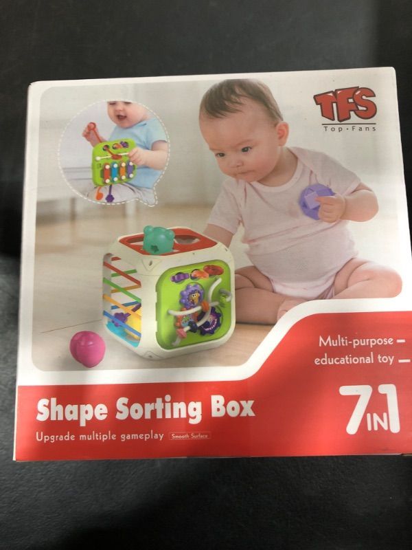 Photo 1 of 7 IN 1 SHAPE SORTING BOX TOY AGES 18M+