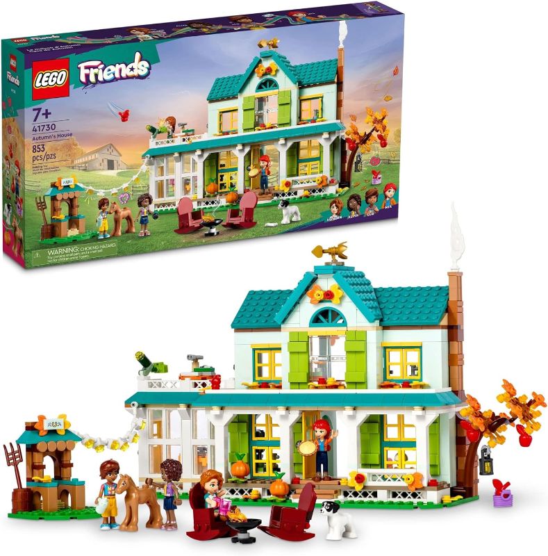 Photo 1 of  LEGO Friends Autumn's House 41730, Dolls House Playset with Accessories, Toy Horse & Mia Mini-Doll, Toys for Girls and Boys 7 Plus Years Old, Birthday Gift Idea 