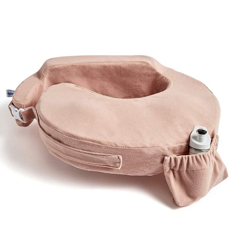 Photo 1 of  My Brest Friend Deluxe Nursing Pillow for Breastfeeding & Bottle Feeding, Enhanced Posture Support, Double Straps & Removable Extra Soft Slipcover, Soft Rose 