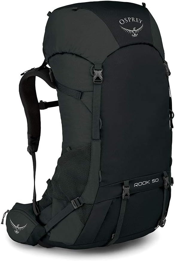 Photo 1 of  Osprey Rook 50L Men's Backpacking Backpack, Black 