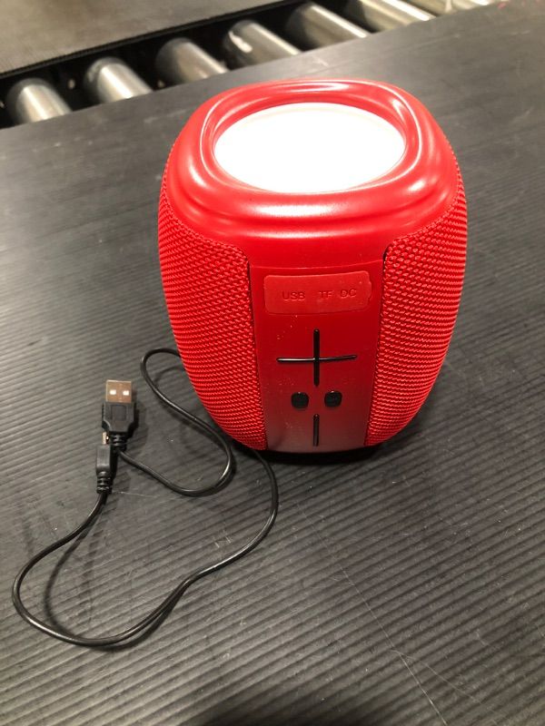 Photo 1 of bionic portable speaker red