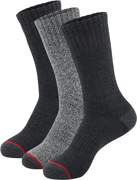 Photo 1 of Avalanche Cushioned Crew Socks for Men 3-Pack Athletic Everyday Thermal Crew Socks with Arch Support
/ SIZE 10/13