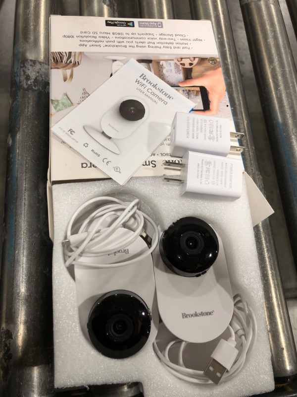 Photo 2 of Brookstone Home Monitor Cameras - 2-Pack
