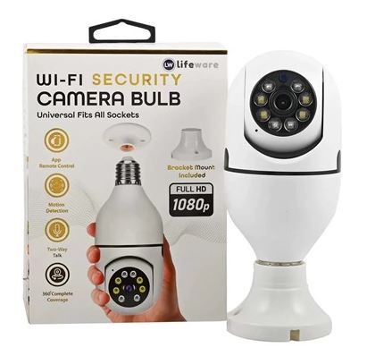 Photo 1 of Lifeware Lightbulb with Wi-Fi Security Camera
