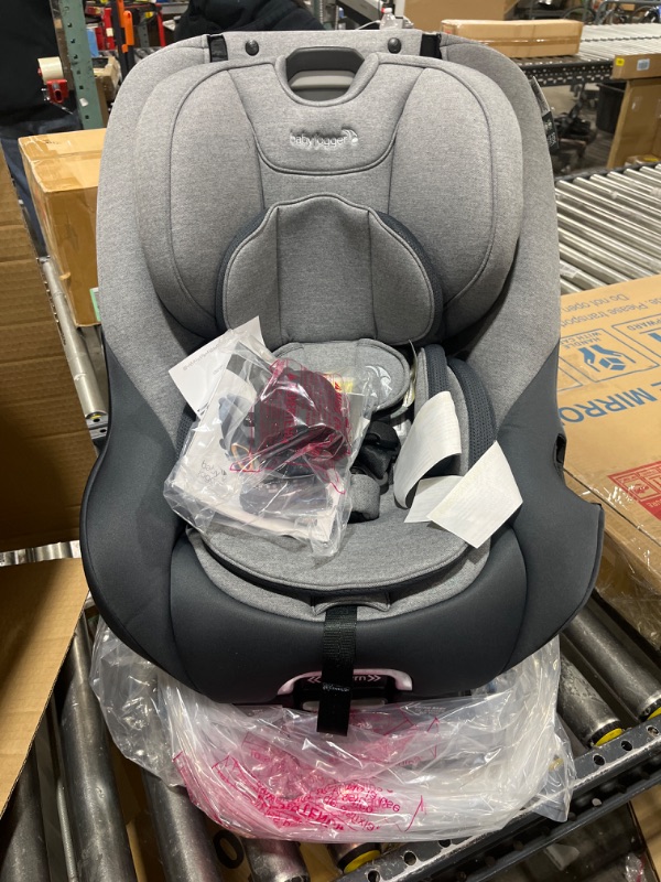 Photo 2 of Baby Jogger City Turn Rotating Convertible Car Seat | Unique Turning Car Seat Rotates for Easy in and Out, Phantom Grey