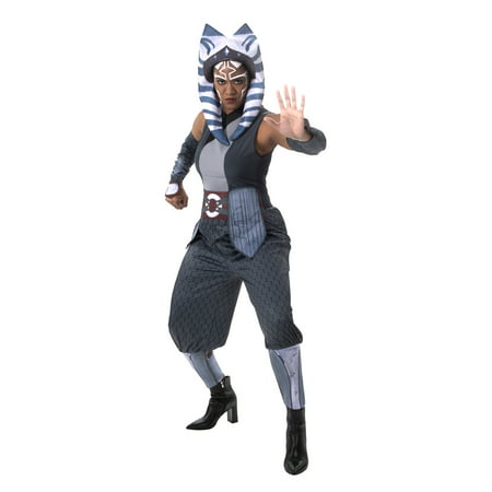 Photo 1 of BOX OF 6, Star Wars Ahsoka Tano Women Adult Halloween Costume Medium Size, (8/10) Ages 12+ 