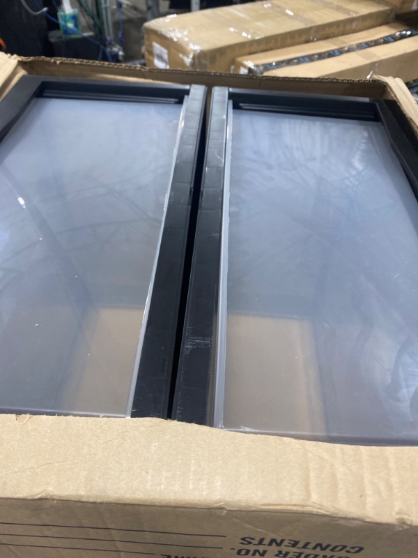 Photo 1 of IRIS USA 47 Quart Extra Large Stacking Storage Drawer, Plastic Drawer Organizer with Clear Doors for Bedroom, Closet, Gararge, Dorm and Office De-Clutter, Store Shoes and Clothes, 2-Pack, Black Black 47 Qt. - 2 Pack Drawer
