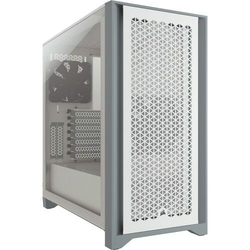 Photo 1 of Corsair 4000D Airflow Mid-Tower ATX Desktop Case (White)