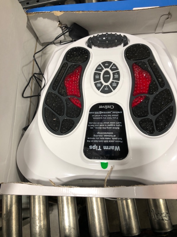 Photo 3 of Creliver Foot Circulation Plus EMS & TENS Foot Nerve Muscle Massager, Electric Foot Stimulator Improves Circulation, Feet Legs Circulation Machine Relieves Body Pains, Neuropathy (FSA or HSA Eligible)