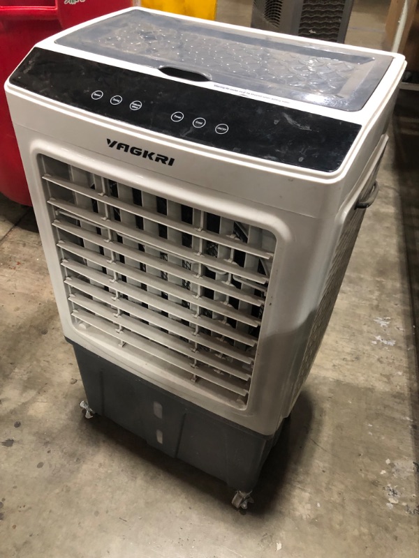 Photo 2 of  VAGKRI Evaporative Air Cooler, 2200CFM Swamp Cooler, 120°Oscillation Air Cooler with Remote Control, 24H Timer, 3 Modes & Wind Speeds for Outdoor Indoor Use, 9.2Gallon 