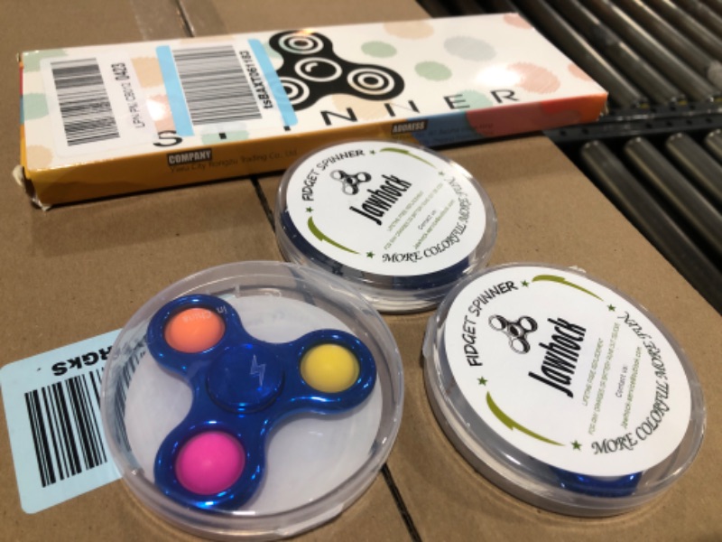 Photo 1 of 3 PACK FIDGET SPINNER TOYS