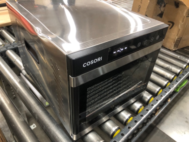 Photo 2 of  COSORI Food Dehydrator for Jerky, Large Drying Space with 6.48ft², 600W Dehydrated Dryer, 6 Stainless Steel Trays, 48H Timer, 165°F Temperature Control, for Herbs, Meat, Fruit, and Yogurt, Silver 