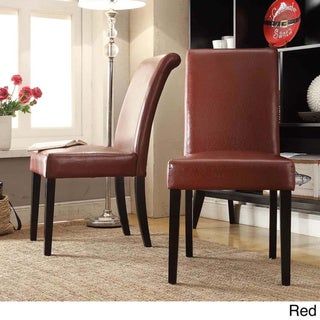 Photo 1 of  Dorian Faux Leather Upholstered Dining Chair (Set of 2) by INSPIRE Q Bold 