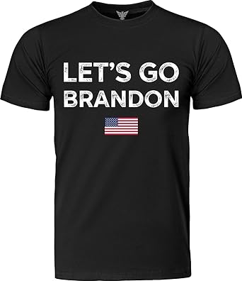 Photo 1 of GunShowTees Let's Go Brandon American Flag Shirt Medium
