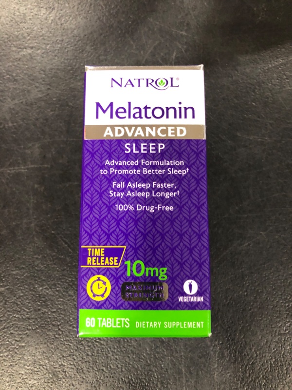 Photo 2 of Advanced Sleep Melatonin 10 mg Dietary Supplement Tablets