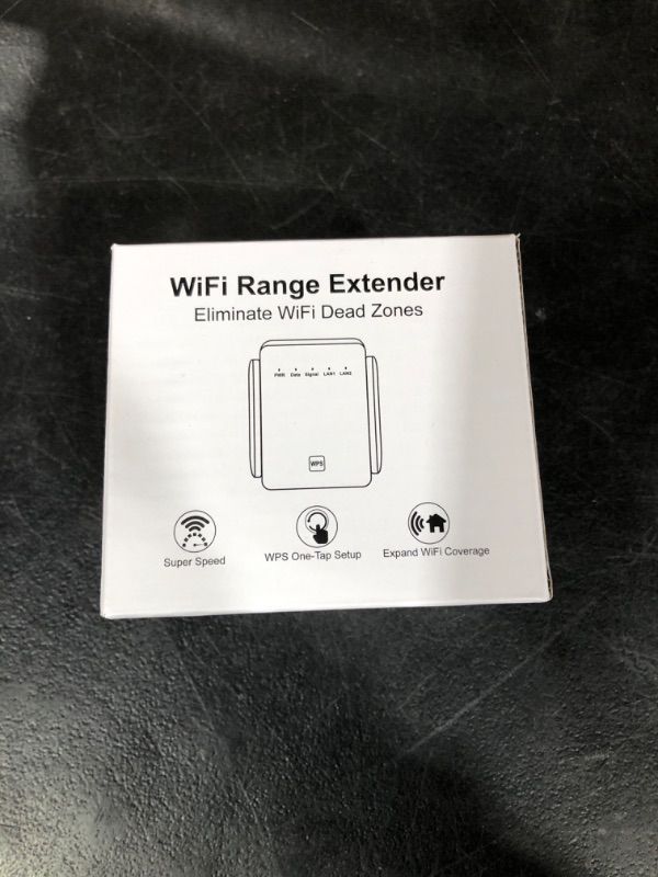 Photo 2 of WiFi Extender, 2023 Newest WiFi Booster and Signal Amplifier up to 8470Sq.ft, WiFi Extenders Signal Booster for Home, Internet Booster, Repeater with Ethernet Port & Access Point, 1-Tap Setup, 2.4GHz 