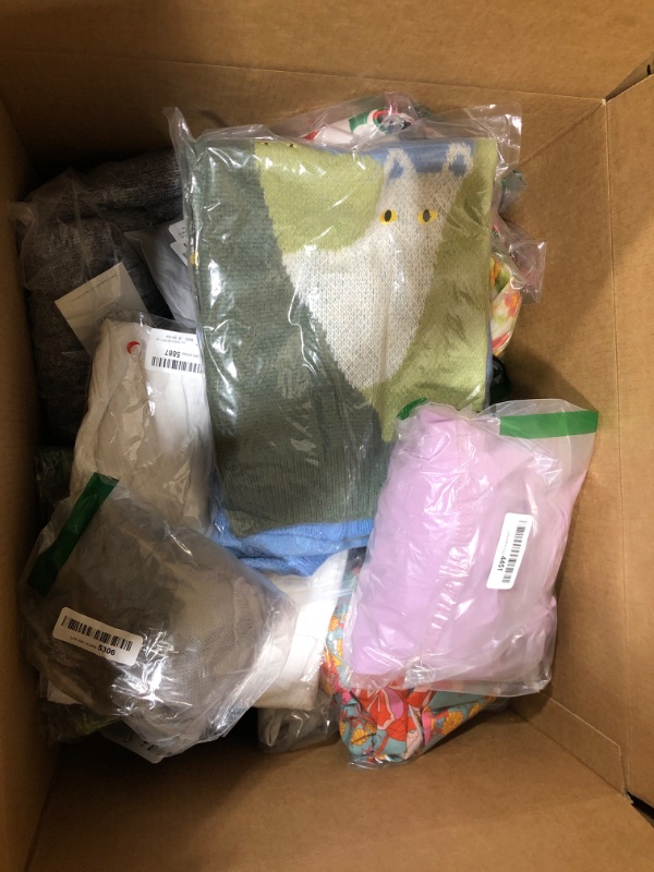 Photo 1 of Box Lot - Various Clothes Different Sizes