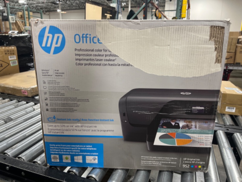 Photo 2 of HP OfficeJet Pro 8210 Wireless Color Printer, HP Instant Ink or Amazon Dash replenishment ready (D9L64A)