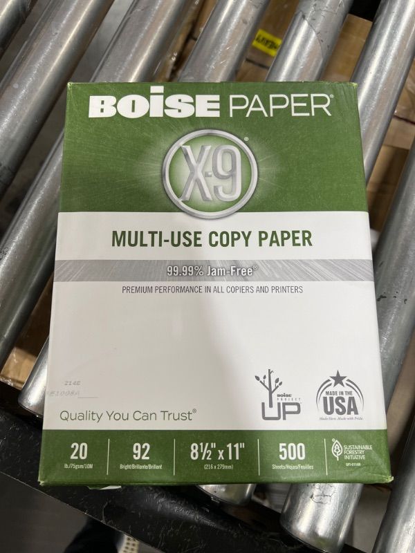 Photo 1 of  Boise X-9 Multipurpose Paper Paper,Xero,We,8.5X11,20# Pmcin6 