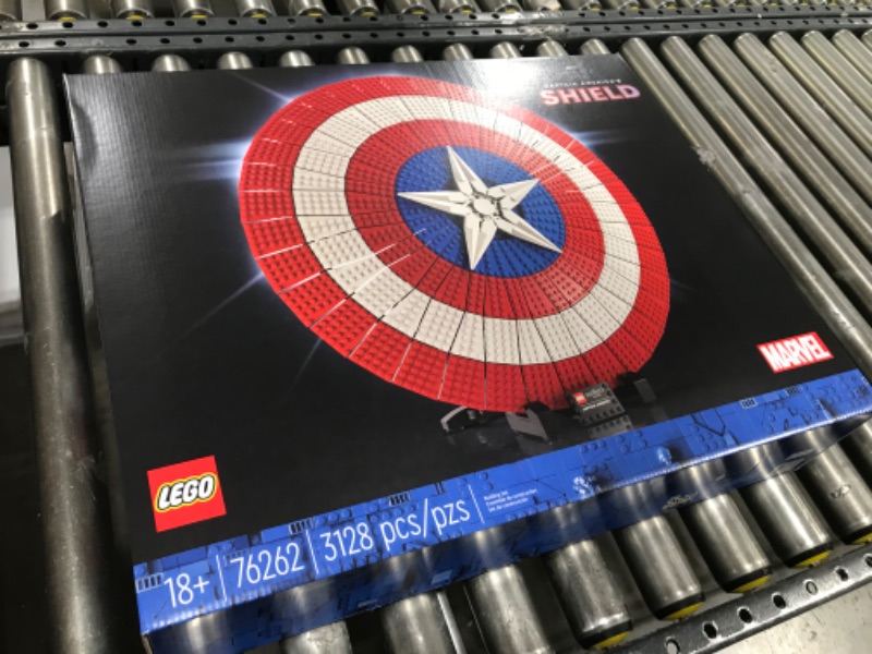 Photo 2 of  LEGO Marvel Captain America’s Shield 76262 Model Kit for Adults, Collectible Replica of Captain America’s Iconic Shield, This Disney Marvel Building Set for Adults Makes a Great Gift for Marvel Fans 