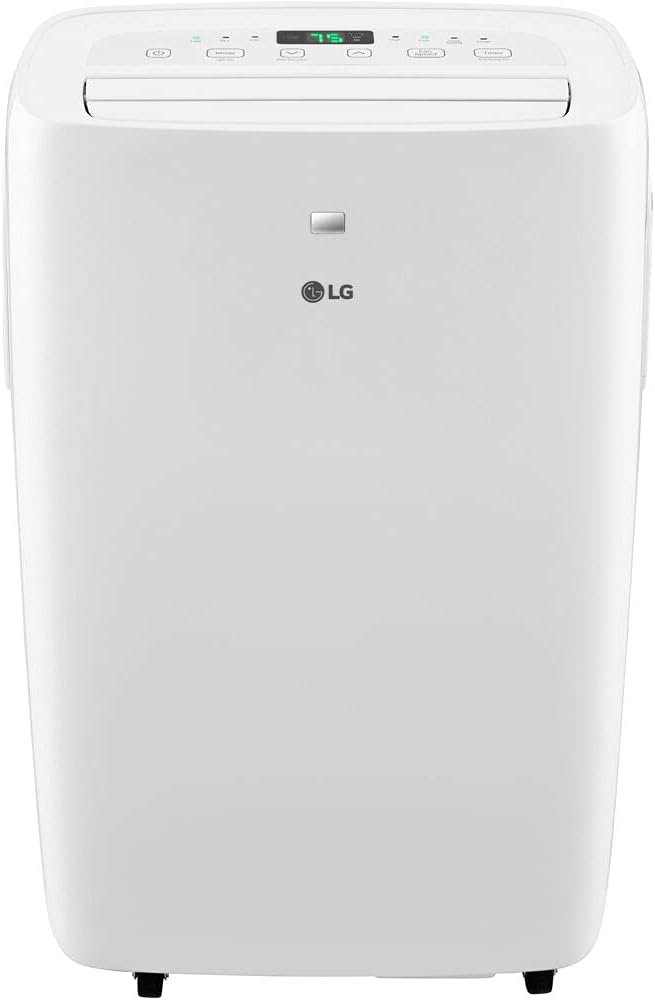 Photo 1 of  LG 6,000 BTU (DOE) / 8,000 BTU (ASHRAE) Portable Air Conditioner, Cools 250 Sq.Ft. (10' x 25' room size), Quiet Operation, LCD Remote, Window Installation Kit Included, 115V 