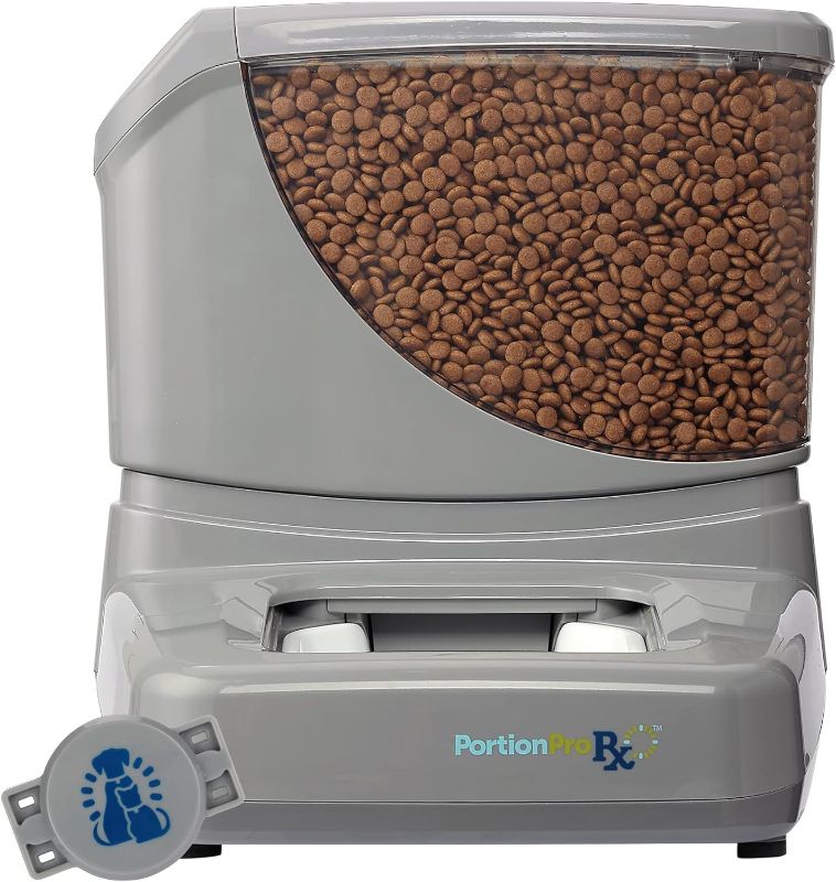 Photo 1 of  PortionPro Rx Automatic Pet Feeder with Active RFID Technology - Prevents Food Stealing, Perfect for Prescription Diets, Schedules Meals for Multiple Pets (Cats & Dogs) 