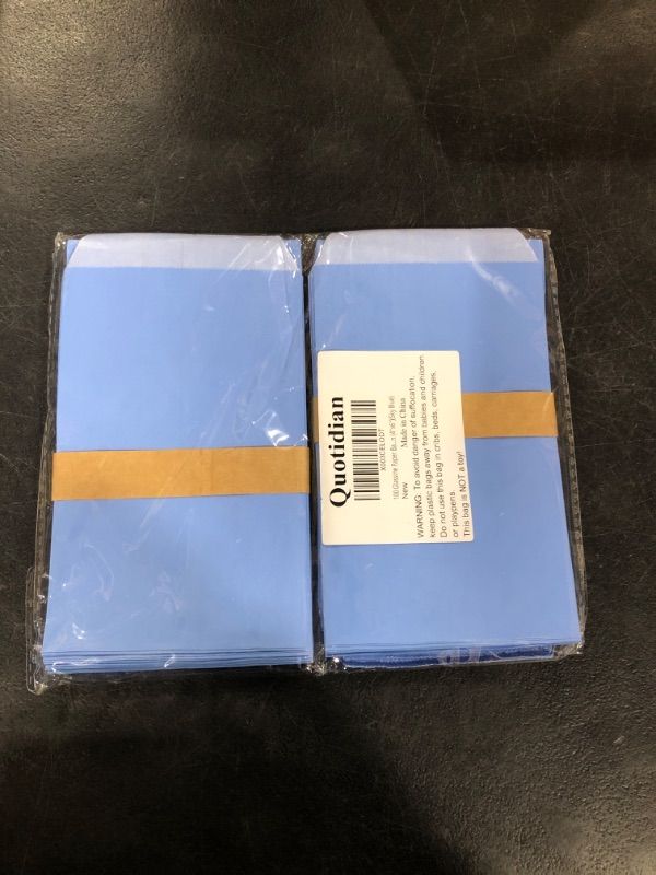 Photo 2 of 100 Glassine Paper Bags Envelopes by Quotidian (4''x6'')(Sky blue) - 2pks