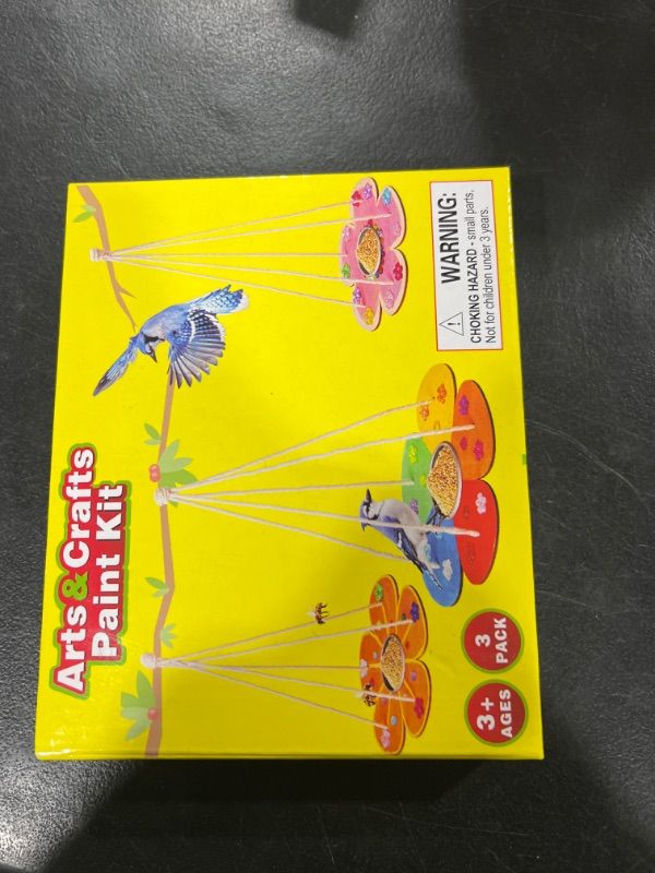 Photo 2 of 3-Pack Bird Feeders for Kids Arts and Crafts Kit DIY Kids Crafts STEM Learning Outdoor Activities Crafts for Boys and Girls for 3 4 5 6 7 8