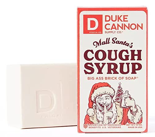 Photo 1 of 1026445 10 Oz Mall Santas Cough Syrup Shower Soap, White

