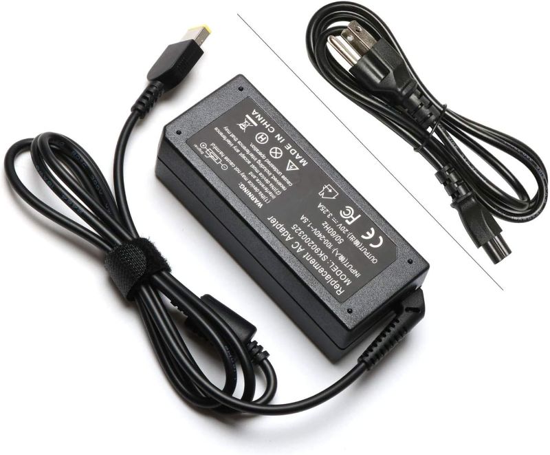 Photo 1 of 3.25A 65W Laptop Ac Adapter Charger for Lenovo IdeaPad Yoga 2 11 11s 13 2 Pro13 13-2191 2191-2XU 2191-33U 59370520 59370528; Flex 2 15 15D 14 10 G40 G50 0B47455; IdeaPad S210 U430 U530 Power Cord 