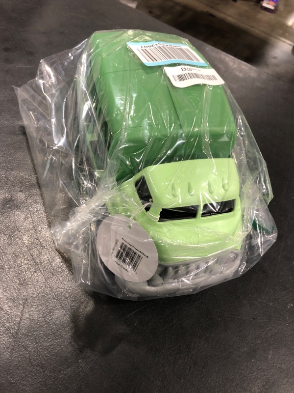 Photo 2 of Green Toys Recycling Truck in Green Color - BPA and Phthalates Free Garbage Truck for Improving Gross Motor, Fine Motor Skills. Kids Play Vehicles