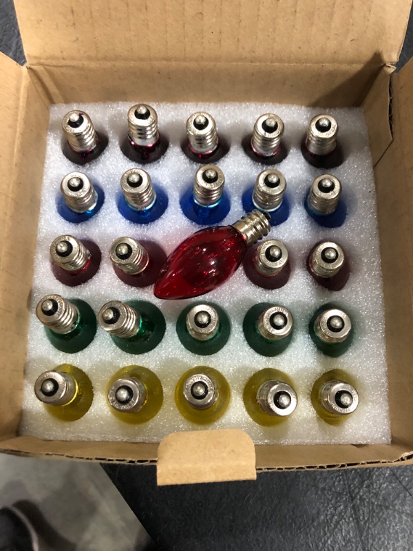 Photo 1 of 25pk christmas light replacemnts.