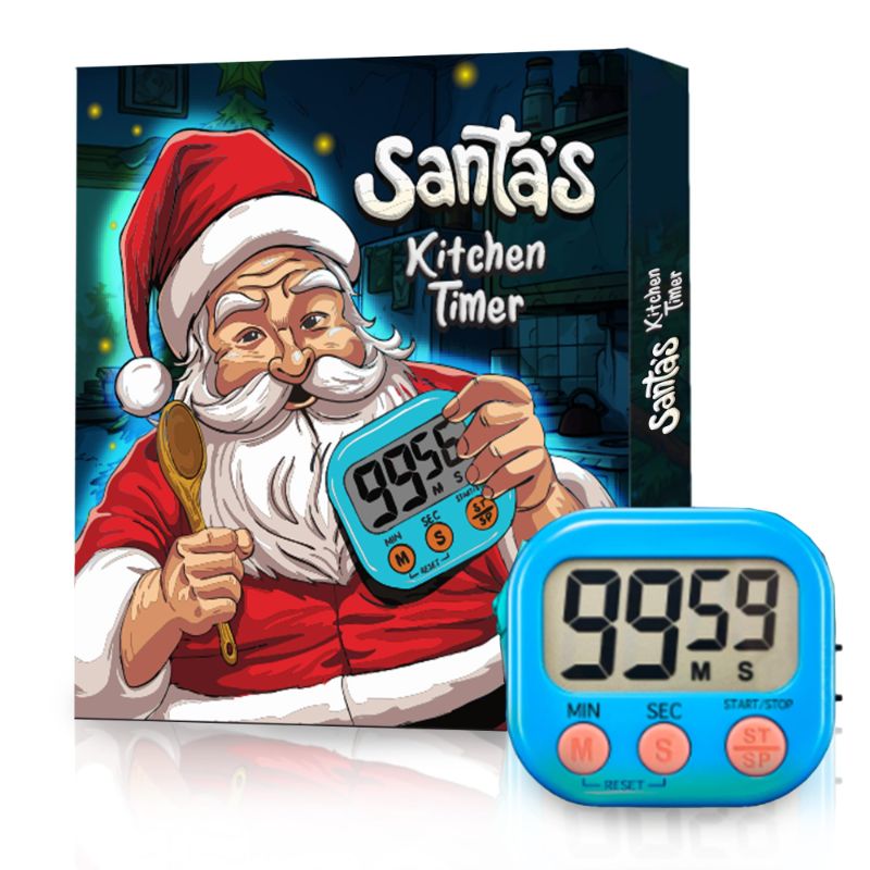 Photo 1 of 2 PACK- Kitchen Timer for Kids Stocking Stuffers for Adults Women Gifts for Men Dad Gifts White Elephant Gifts Christmas Dads Womens Mens Teens Funny Ideas Santa Cool Dad Her Him Boyfriend Who Have Everything