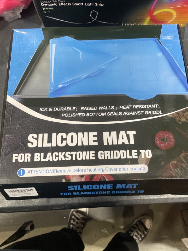 Photo 1 of 28 Inch Griddle Silicone Protective Mat Cover for Blackstone 28 Inch Griddle - Heavy Duty Food Grade Thicker Silicone Mat - All Season Cooking Surface Protective Cover 