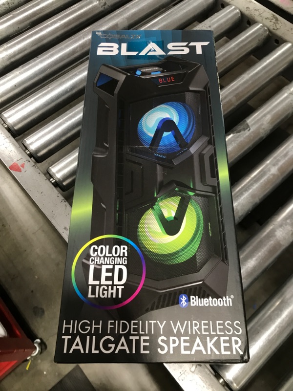 Photo 2 of Cobaltx Blast High Fidelity LED Light Wireless Tailgate Speaker
