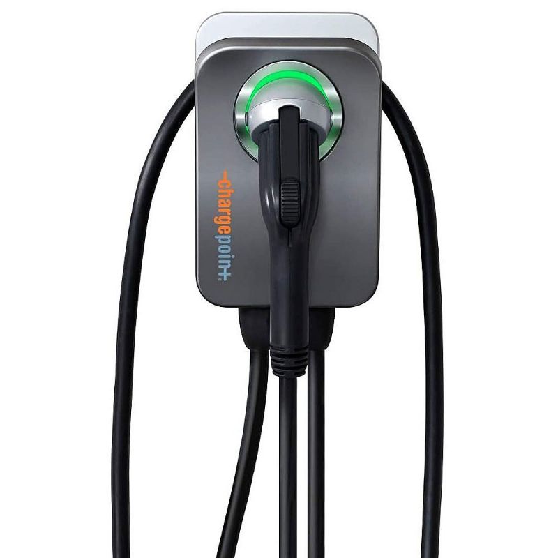 Photo 1 of ChargePoint - Home Flex Level 2 NEMA 14-50 Electric Vehicle (EV) Charger - Black
