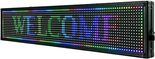 Photo 1 of LED Sign 112 x 27 cm