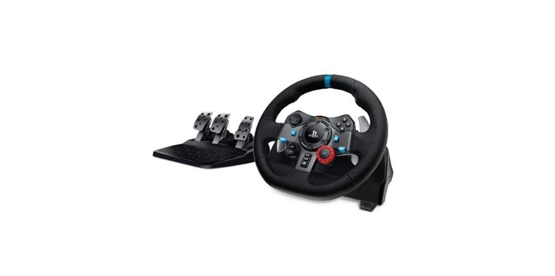 Photo 1 of Logitech G Dual-Motor Feedback Driving Force G29 Gaming Racing Wheel with Responsive Pedals + Logitech G Astro A30 LIGHTSPEED Wireless Gaming Headset Wheel + A30