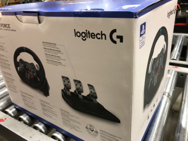 Photo 4 of Logitech G Dual-Motor Feedback Driving Force G29 Gaming Racing Wheel with Responsive Pedals + Logitech G Astro A30 LIGHTSPEED Wireless Gaming Headset Wheel + A30