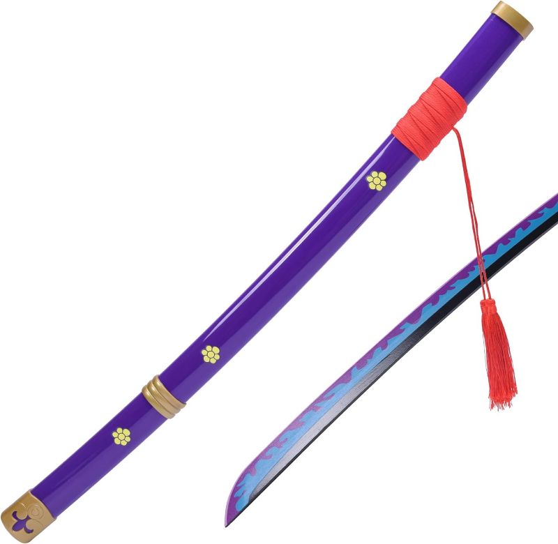 Photo 1 of Cosplay Katana Roronoa Zoro Katana 41 inches Shuusui?Wado Ichimonji?Yubashiri?Kitetsu
