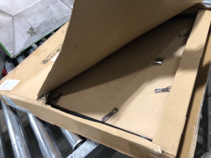 Photo 1 of upsimples 8x24 Picture Frame Set of 5,Display Pictures,Wall Gallery Photo Frames, Black Black 8x24