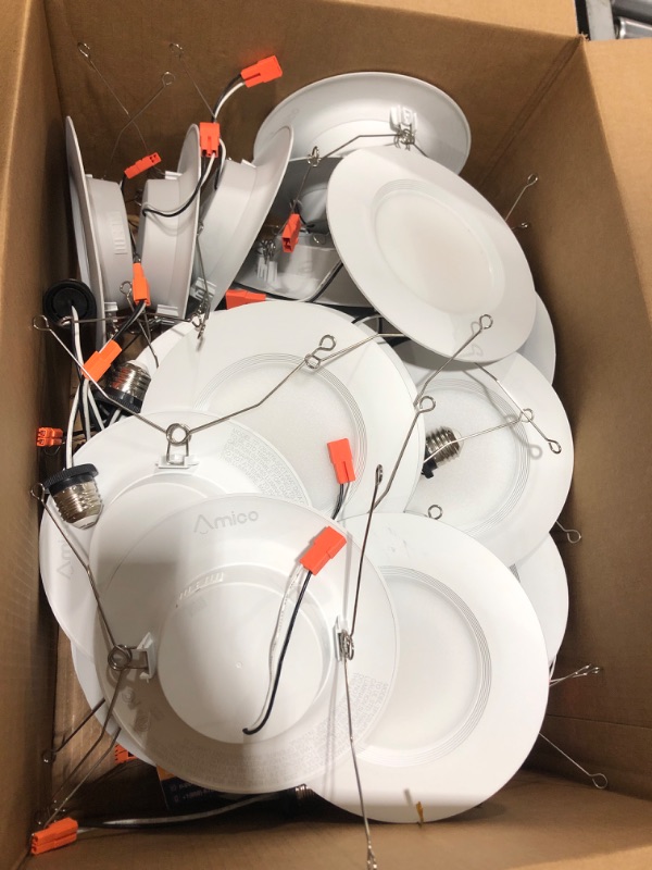 Photo 2 of 24 Pack 4 Inch LED Can Lights Retrofit Recessed Lighting, Selectable